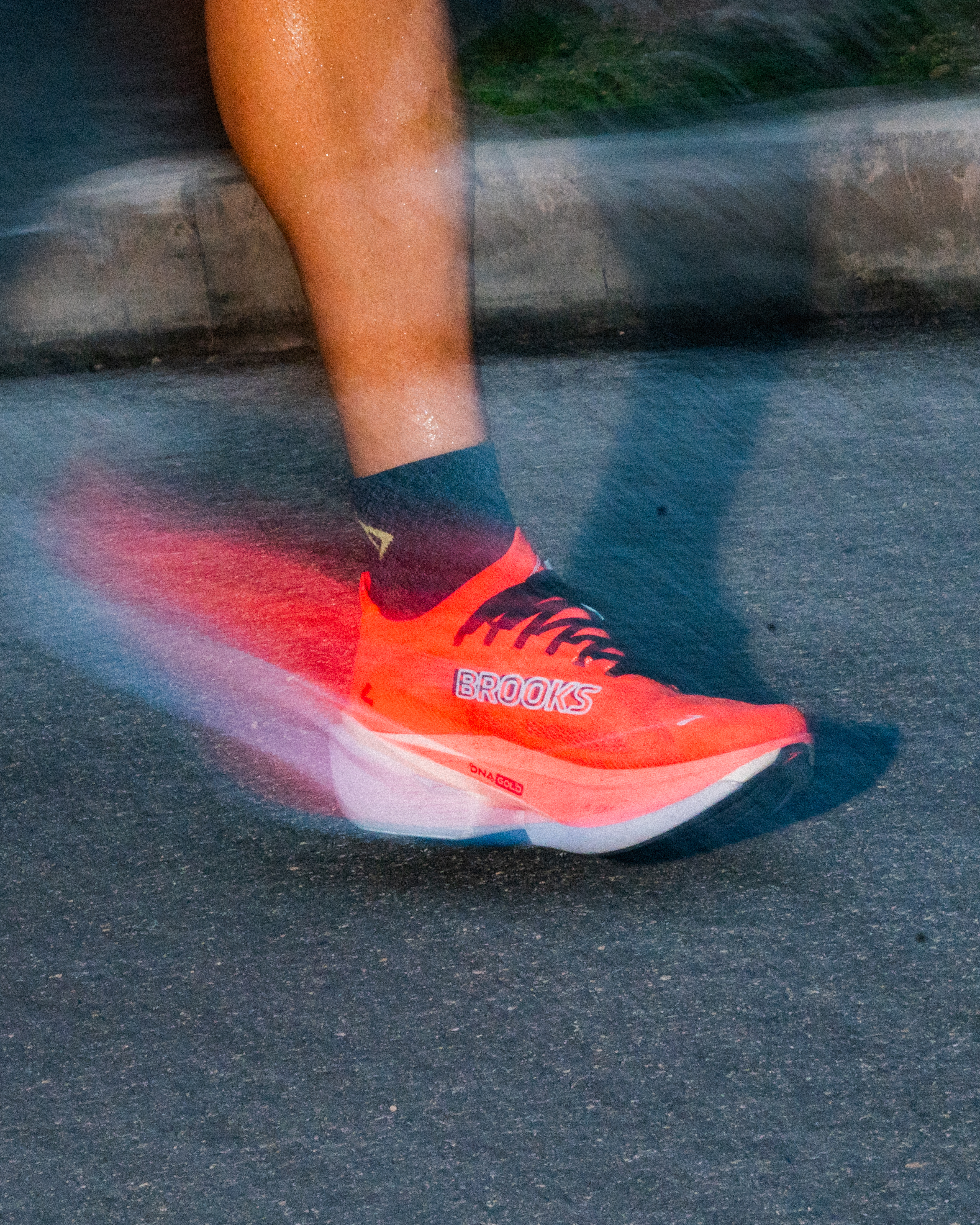 Brooks running shoe motion blur brand photography San Antonio