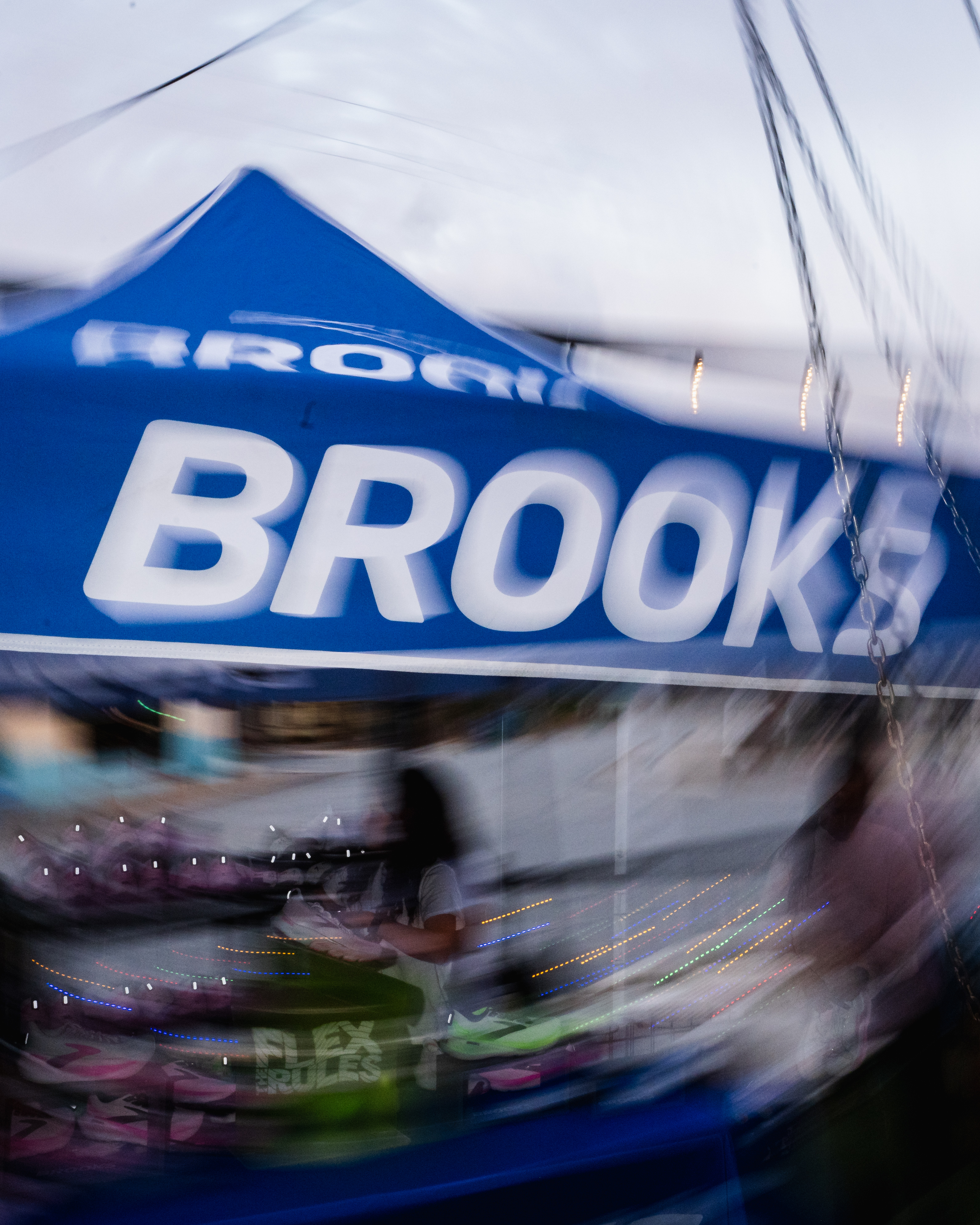 Brooks Dreamers Run Club activation balloon brand event photography