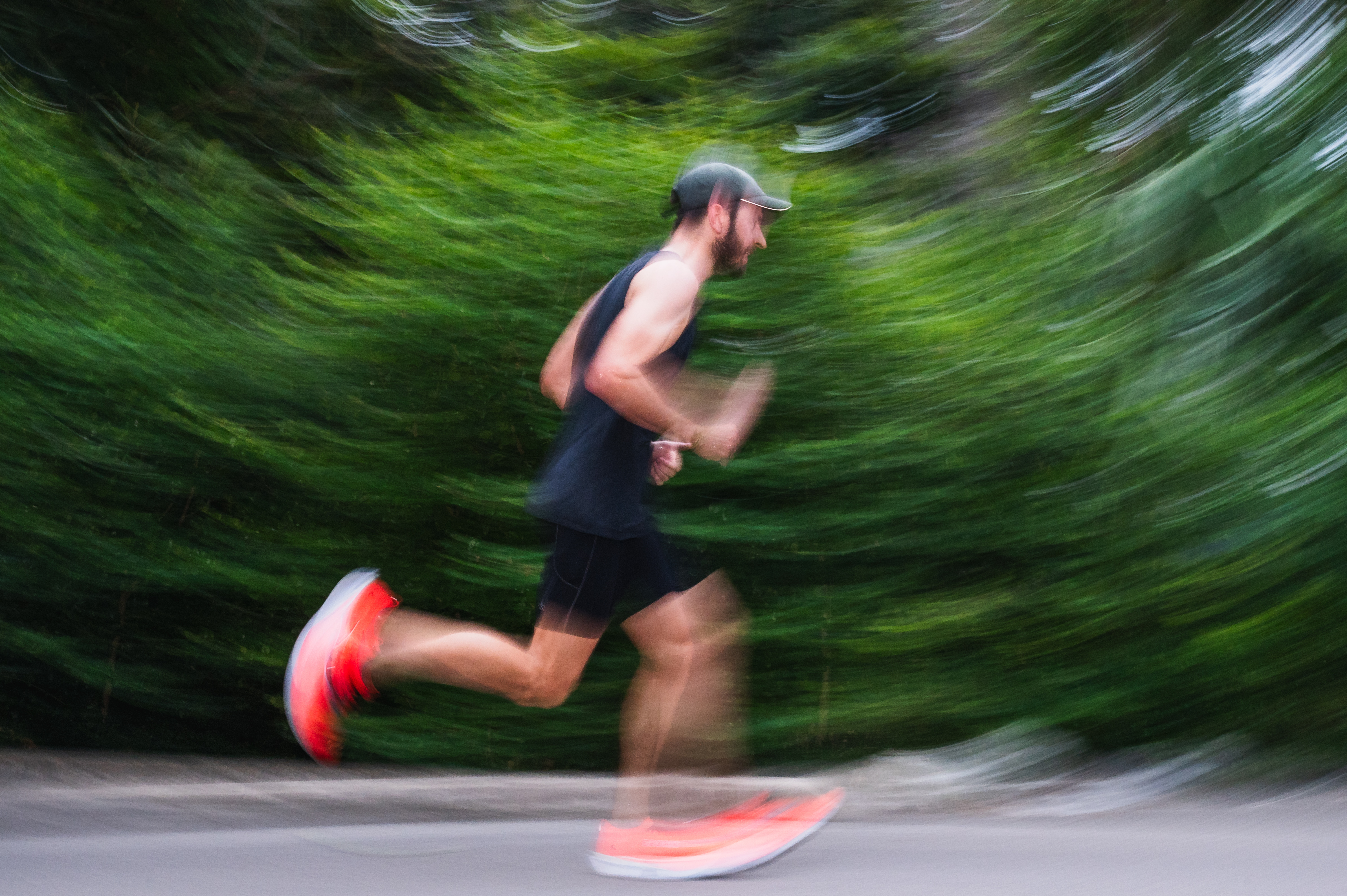 Brooks Adrenaline running shoe hand detail brand photography