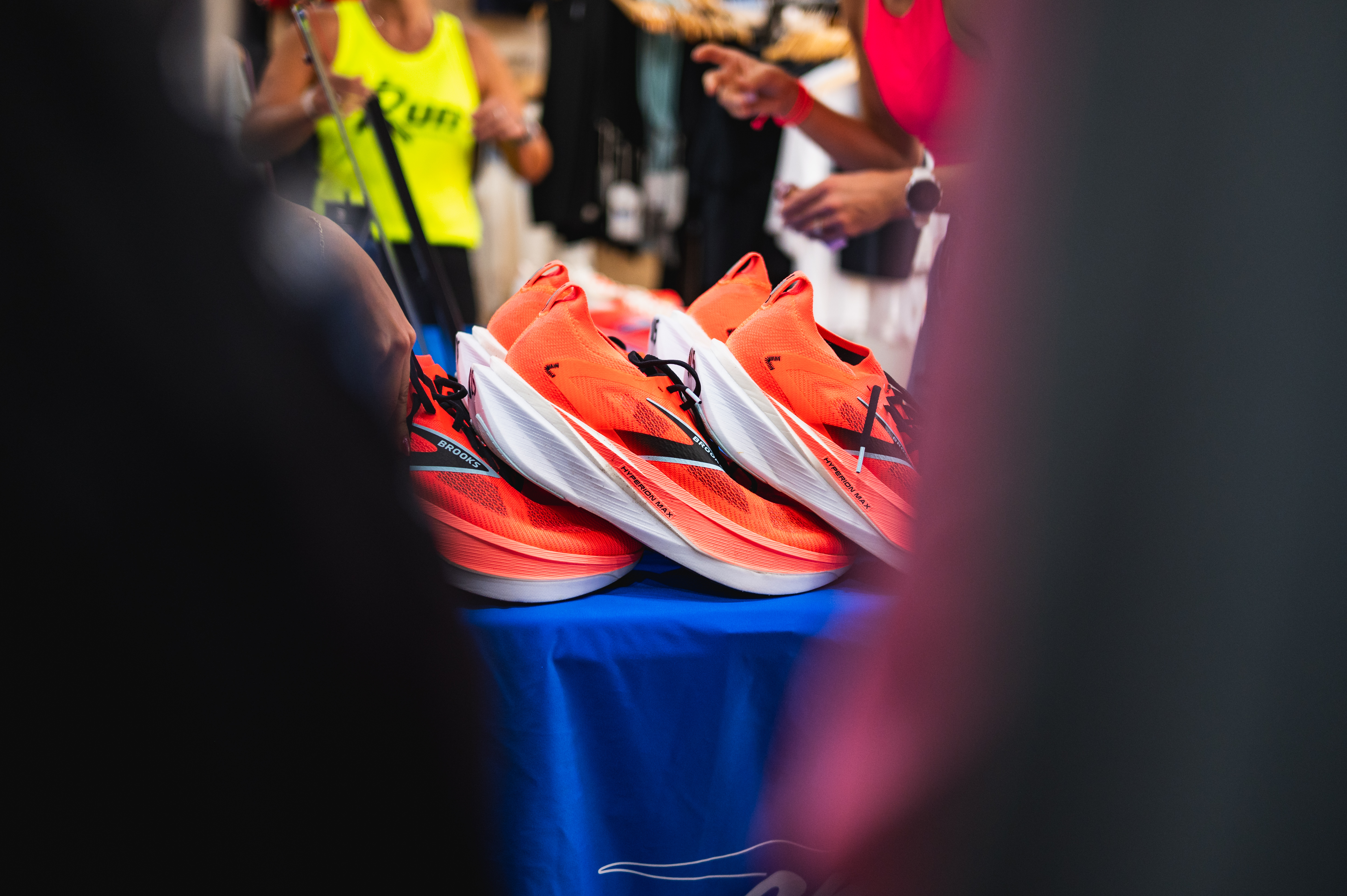 Brooks night run legs motion brand lifestyle photography San Antonio