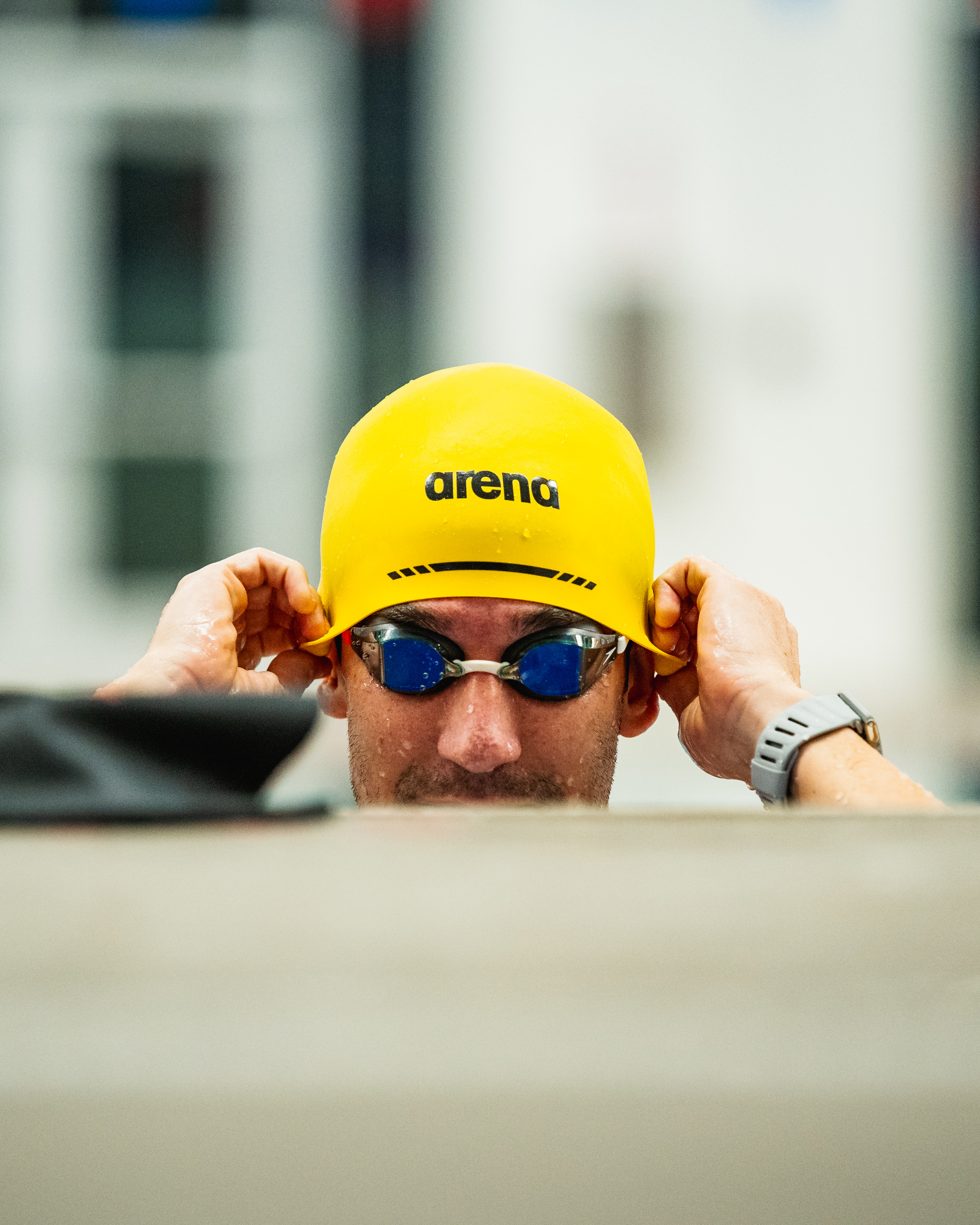 Competitive swimmer poolside athlete portrait photography El Paso Texas