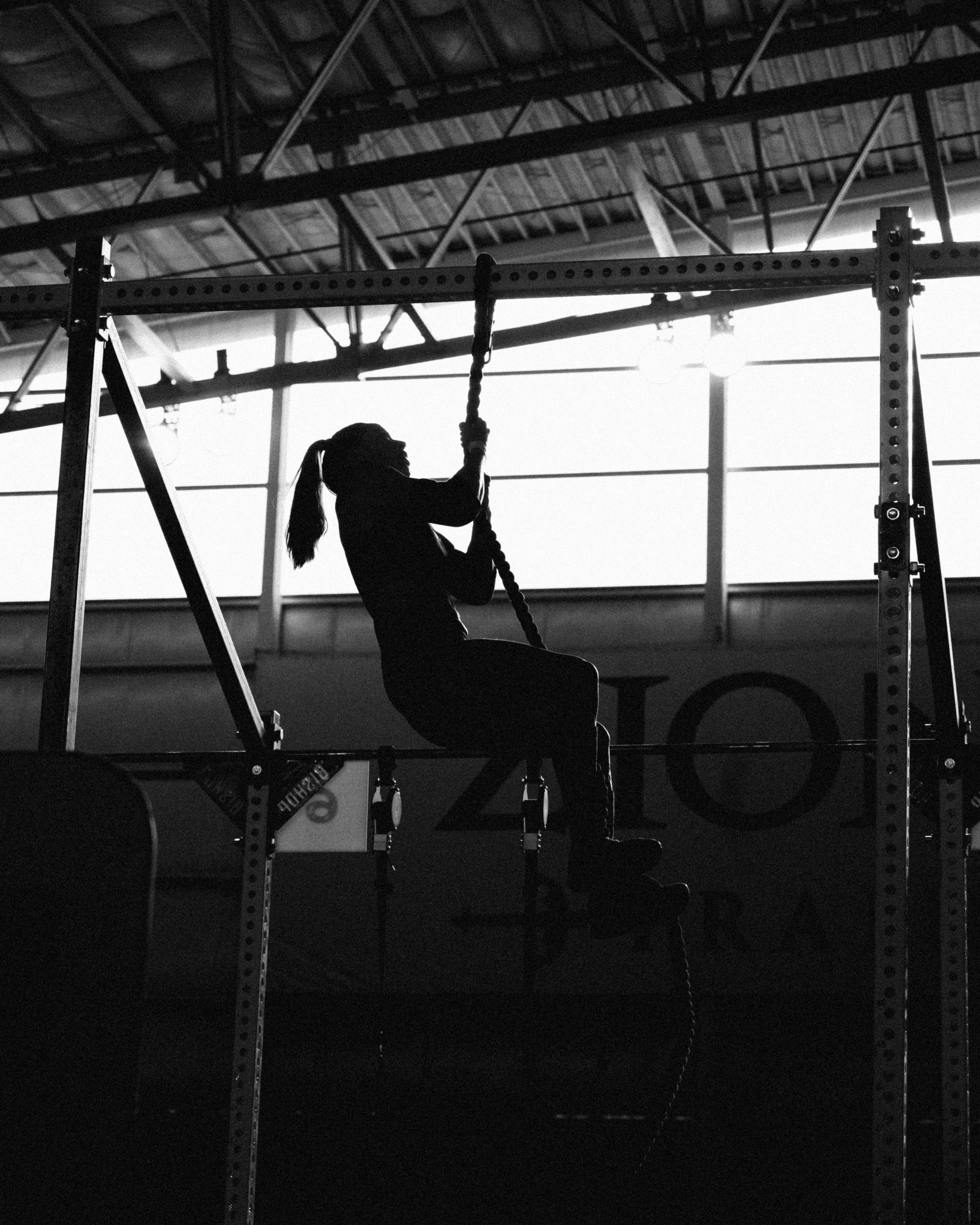 Summit Games track competition black and white editorial photography