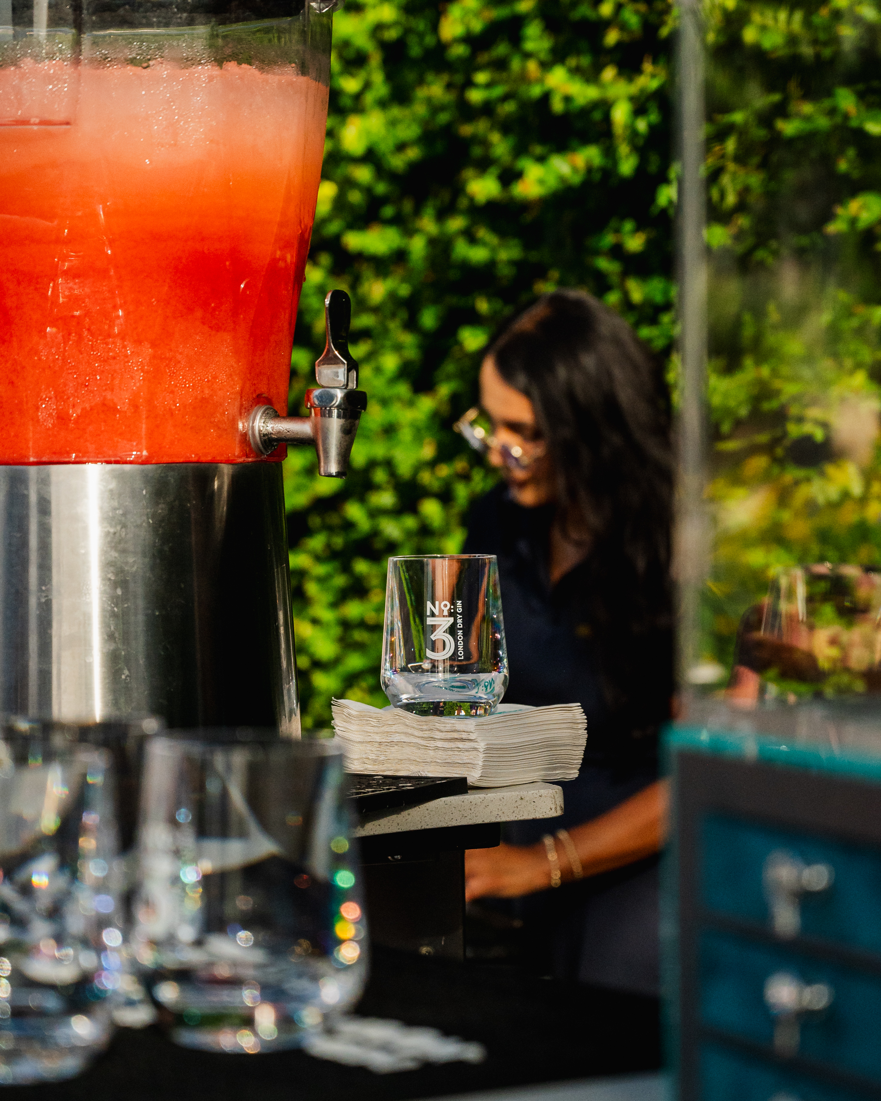 No3 Gin dispenser brand activation event photography La Cantera San Antonio