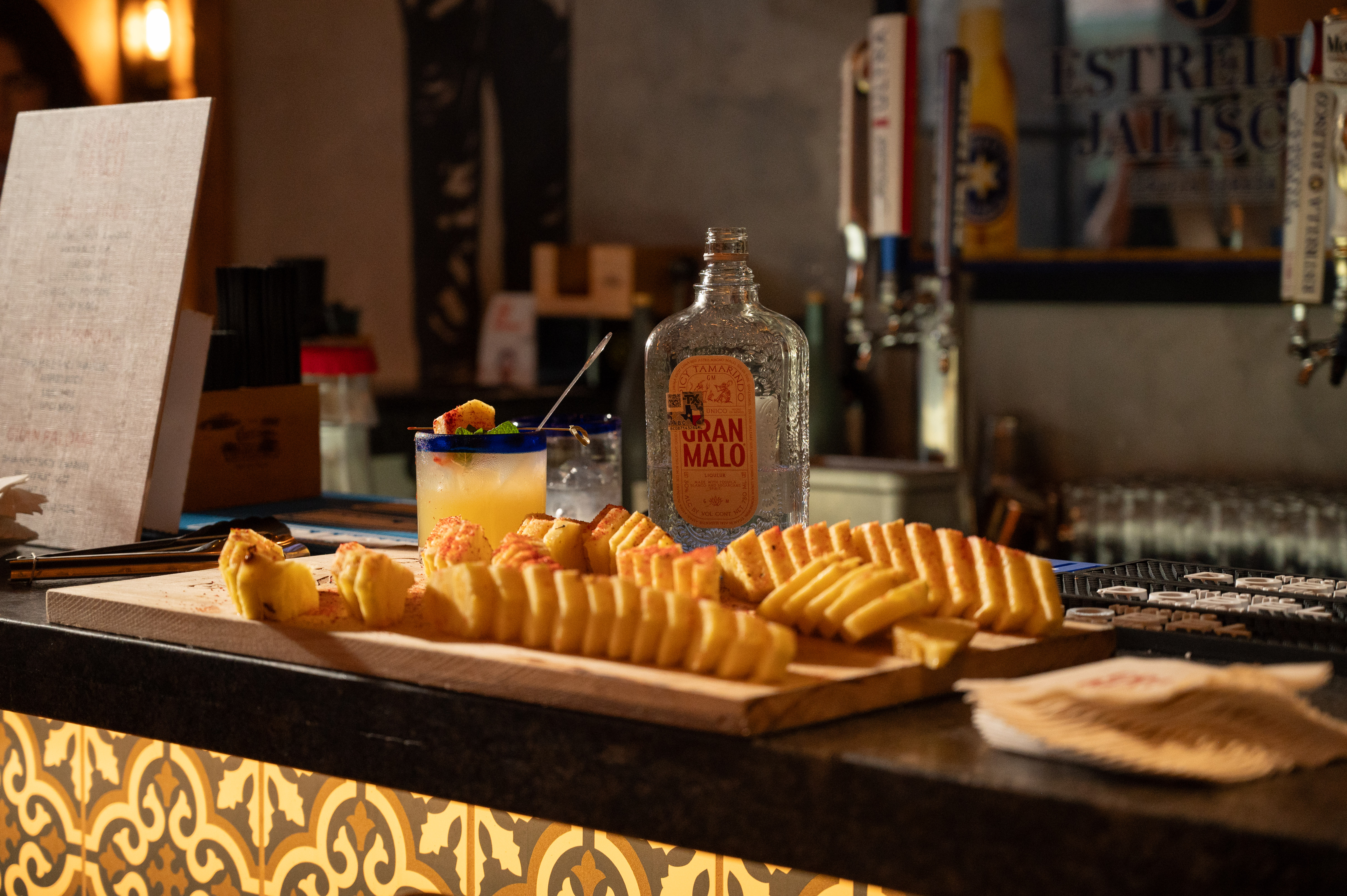 Gran Malo x La Cantina bar brand photography San Antonio Texas