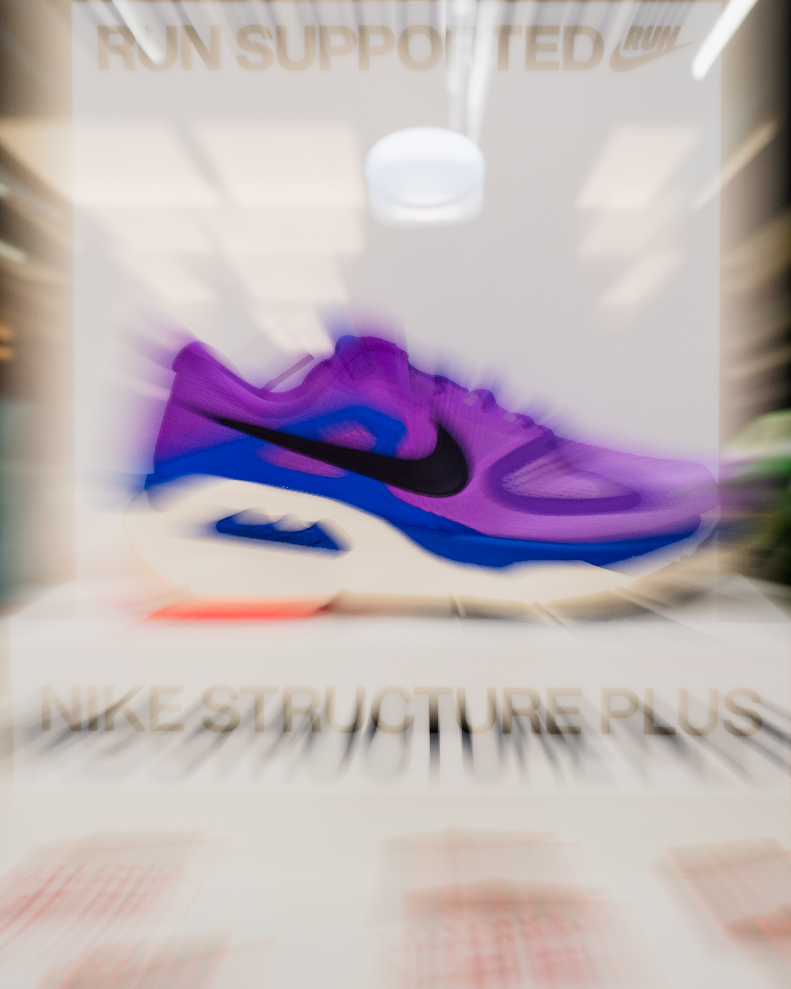 Nike Structure Plus running shoe product photography iRun San Antonio